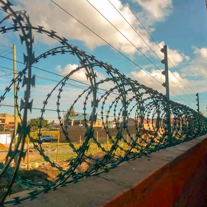 Razor Wire installation in Kenya by Eclectic Fences