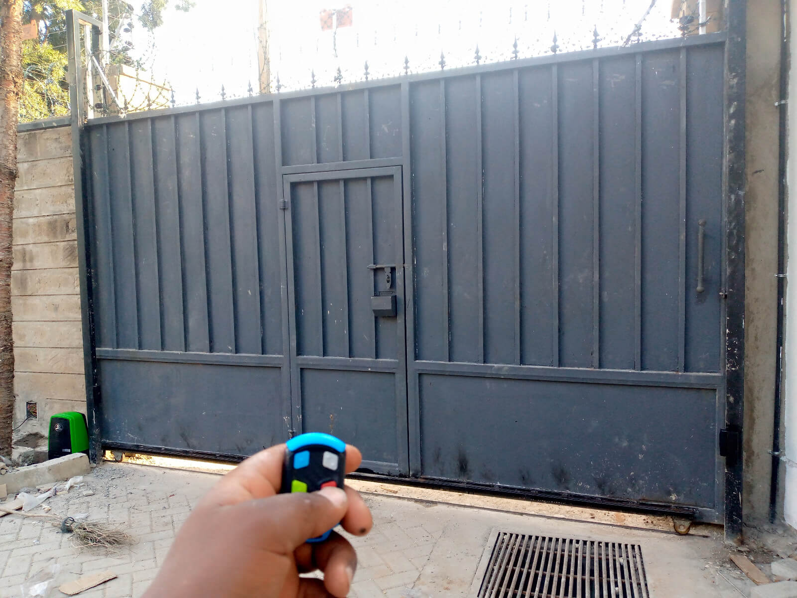 Automatic Gates installation in Kenya by Eclectic Fences